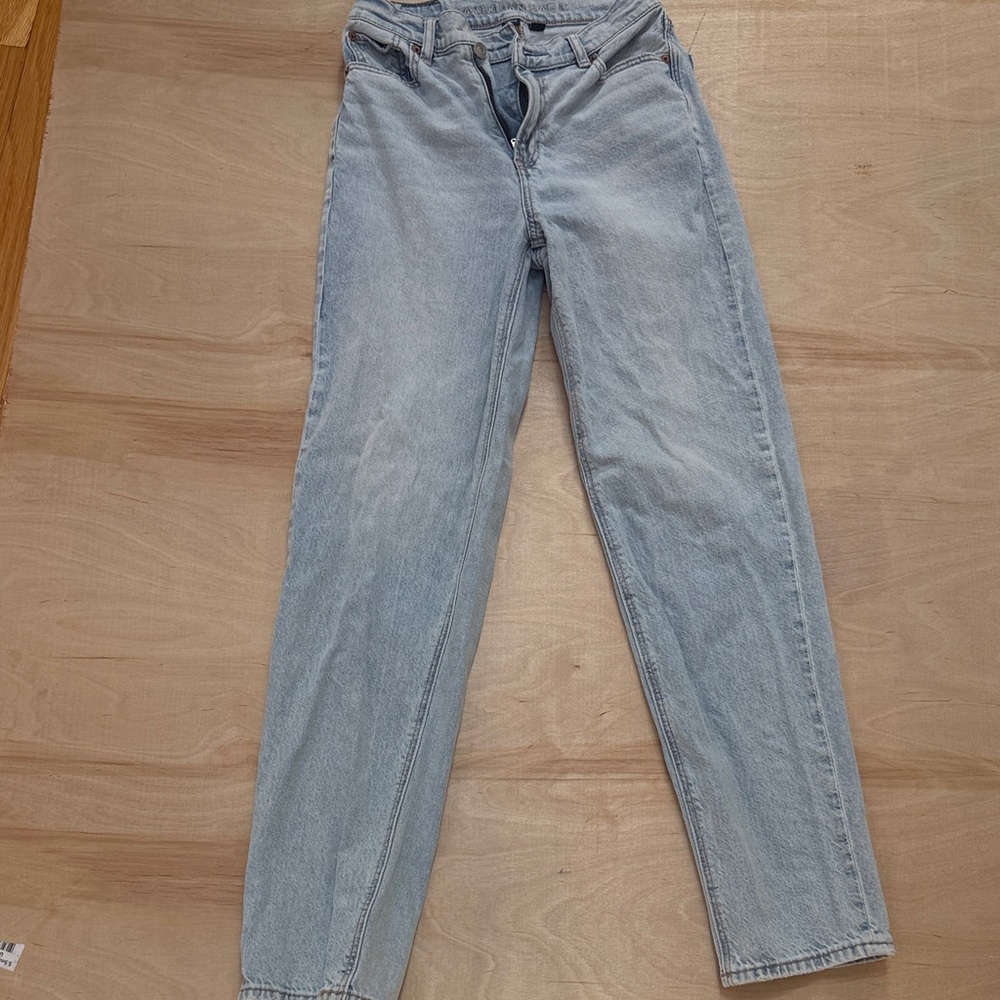 American Eagle Light Blue Strigid Jeans